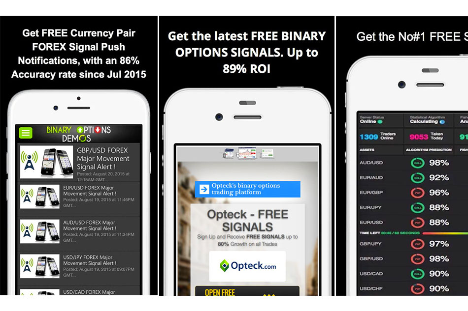 binary option demo app