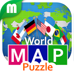 World Map Puzzle Game