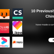 10 previously banned Chinese apps