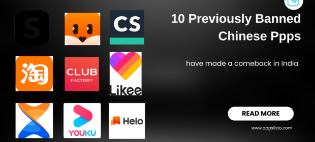 10 previously banned Chinese apps