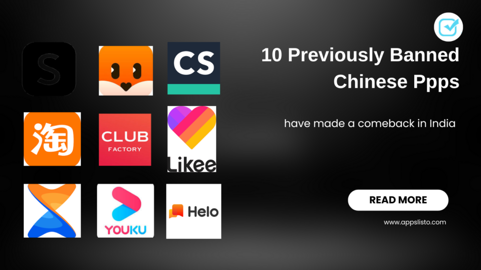 10 previously banned Chinese apps