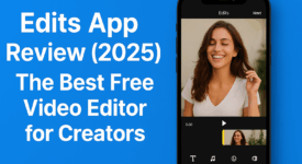 Edits App Review 2025 – Free video editor for creators with AI tools, green screen, and 4K export.