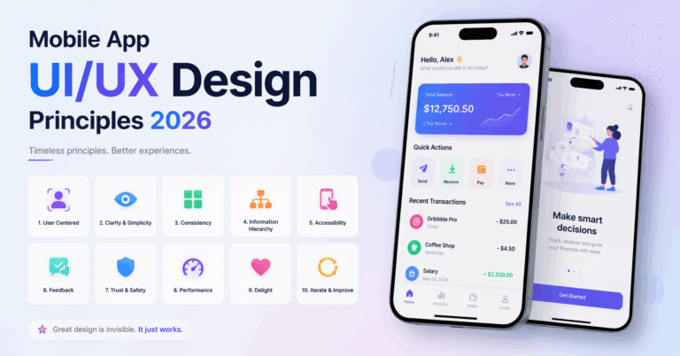 Mobile App UI/UX Design Principles 2026