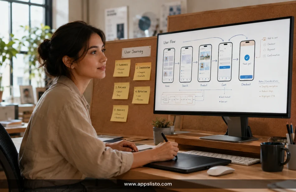 UX design in app development