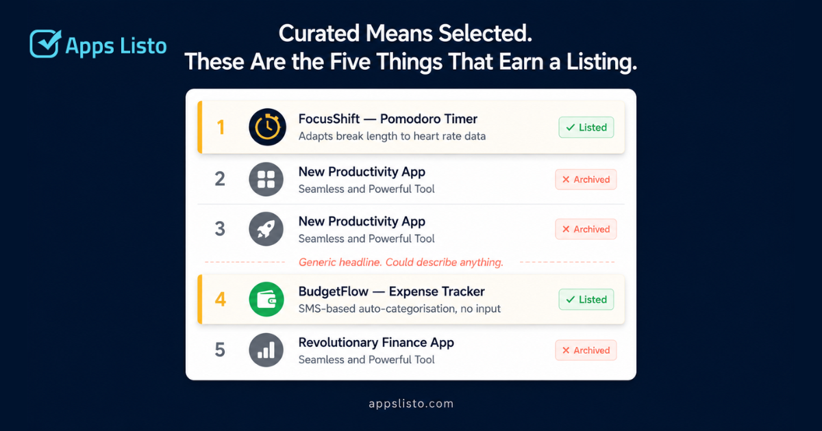 How to Get Your App on Curated Lists_AppsListo