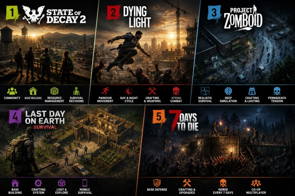 Top 5 Zombie Surviva