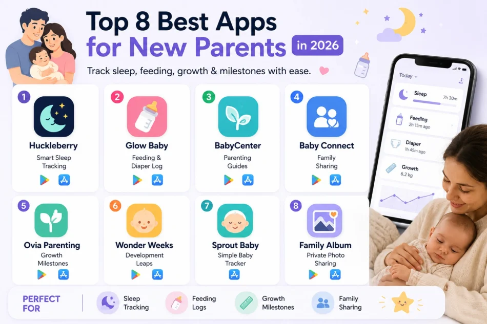 Top 8 apps for new parents
