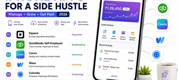 best iPhone apps for side hustles 2026